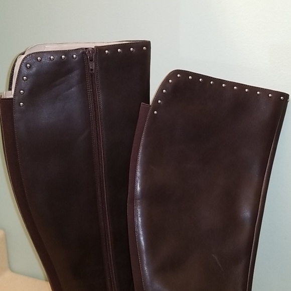 Isaac Mizrahi Live! Studded Riding Boot. - Picture 7 of 9